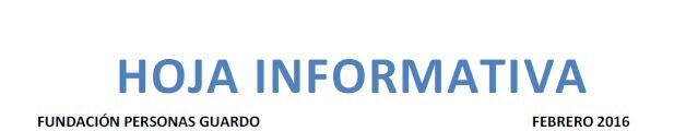 Hoja Informativa
