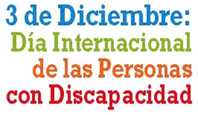 3D – Día Internacional de las personas con discapacidad