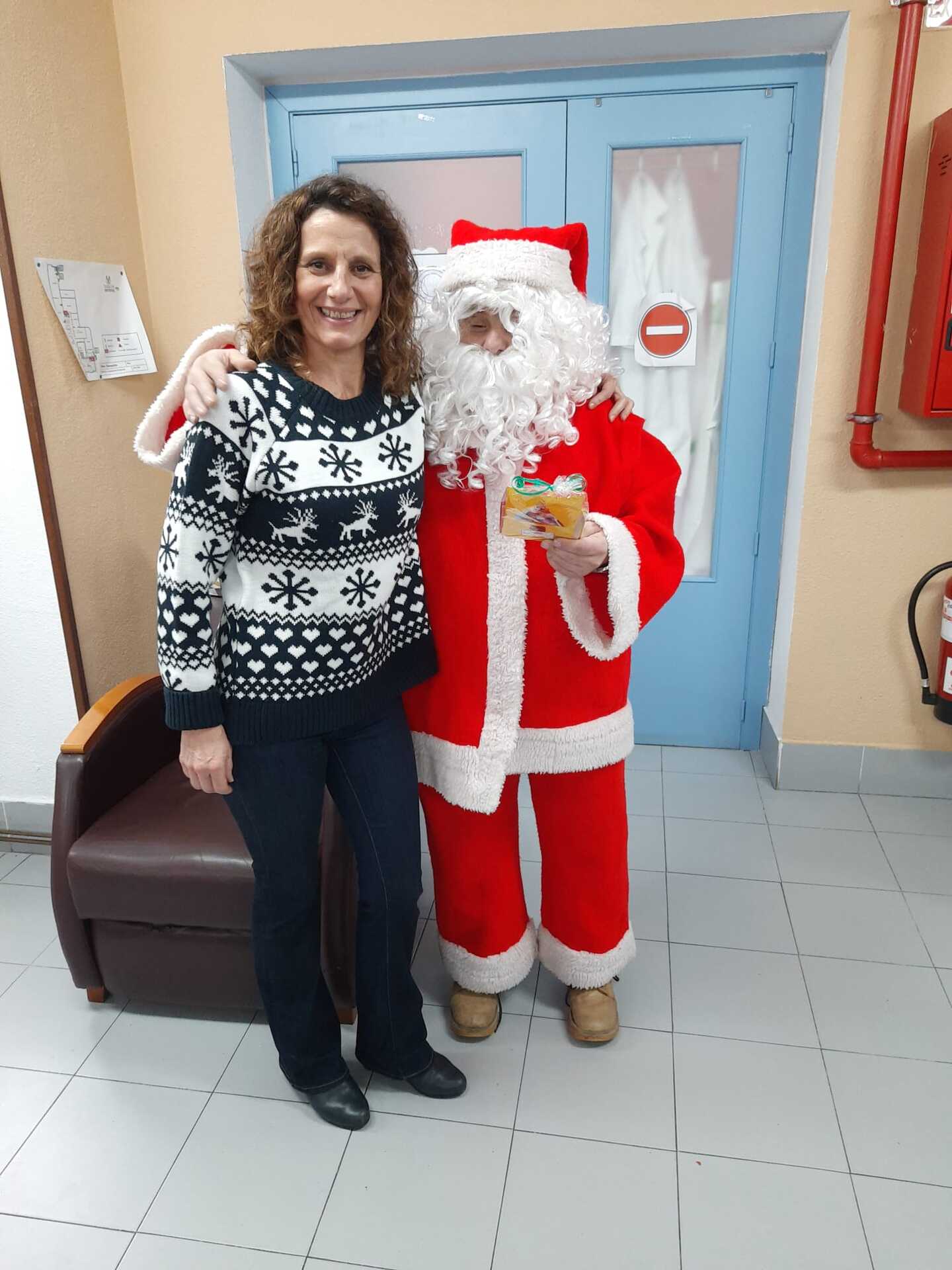 Visita de Papa Noel